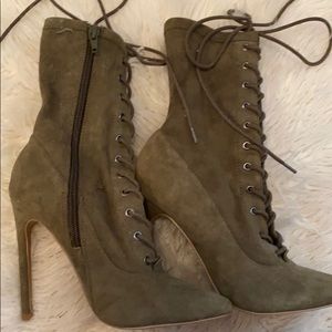 Steve Madden Green Boot